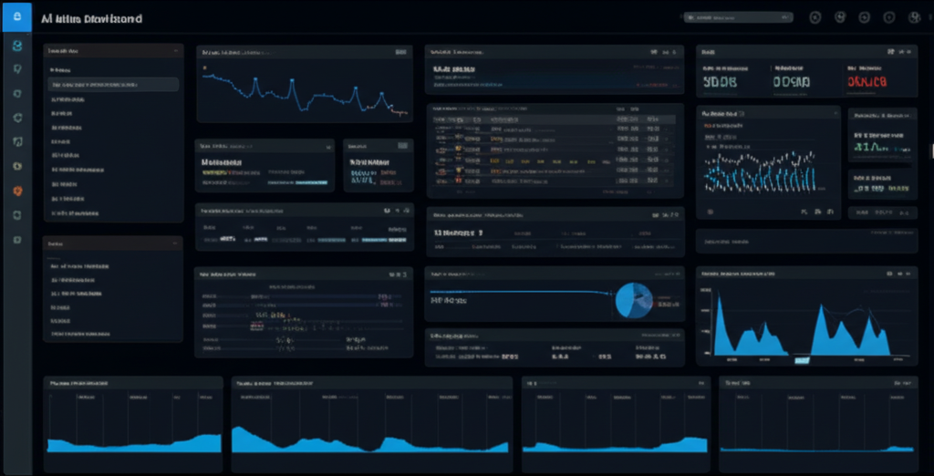 AI Sales Dashboard Interface showing lead scoring, automation workflows, and performance metrics