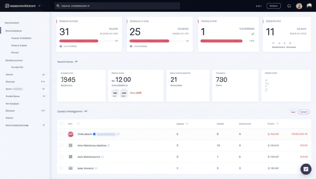 E-commerce management dashboard showing inventory levels and order processing automation
